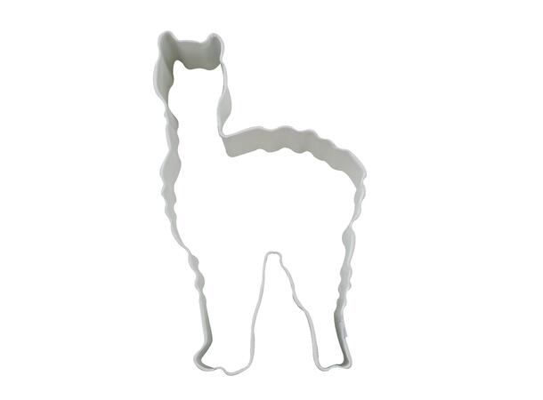 Llama kakeutstikker Hvit 1 Belagt kakeform - 10,5cm