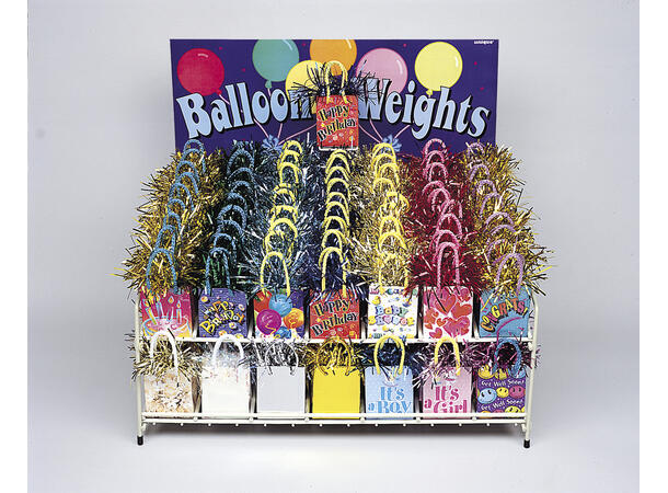 Stativ med Skilt til Ballongvekt Merchandize