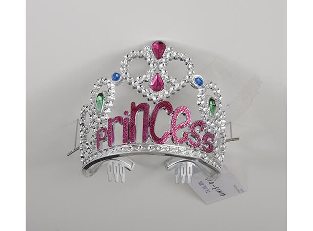 Princess 1 Tiara i plast - Onesize