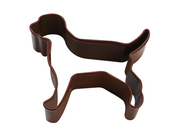 Mini Hund kakeutstikker Brun 1 Belagt kakeform - 5cm