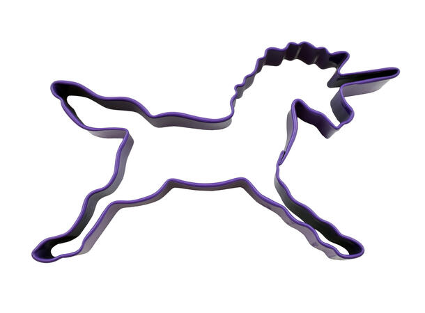 Unicorn kakeutstikker Lilla 1 Belagt kakeform