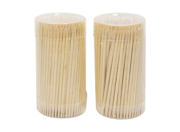Cocktailpinner i tre 2 Pakker á 200 stk - 6,5cm