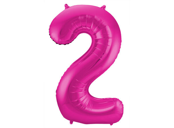 Tallballong - Rosa 2 1 Folieballong - 86cm (34")