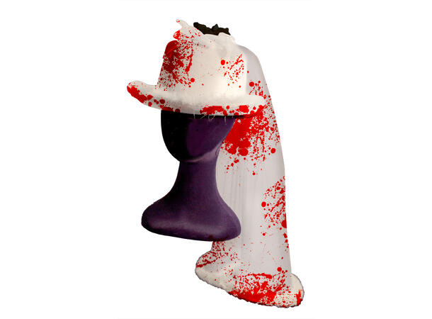 Hatt med Blod - Bryllup 1 Hatt - Onesize
