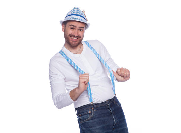 LED  Bukseseler Oktoberfest 1 Par buskeseler med LED lys