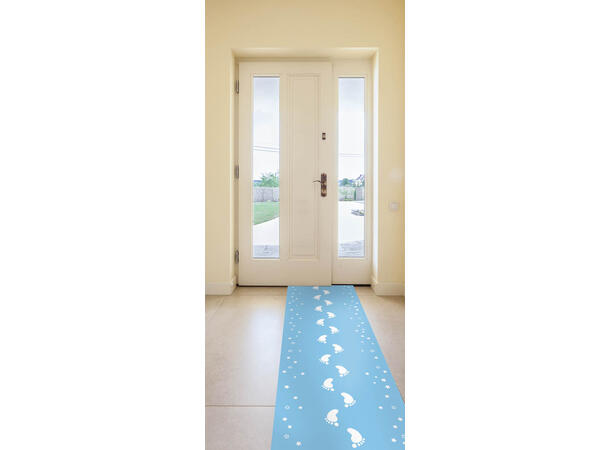 Løper - Lyseblå Babyshower 1 Løper  til engangsbruk - 450x60cm