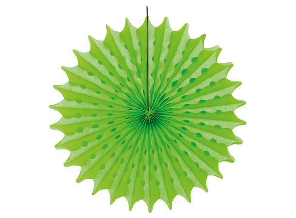 Vifte - Neon Limegrønn 1 Papirvifte - 45cm