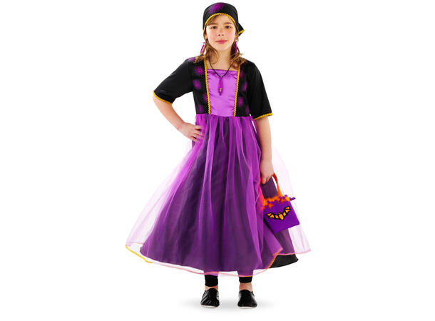 Kjole - Halloween Str - M