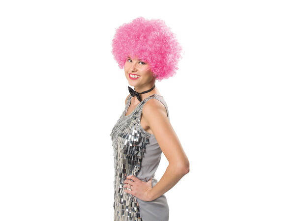 Afroparykk - Neon Rosa 1 Parykk - Onesize