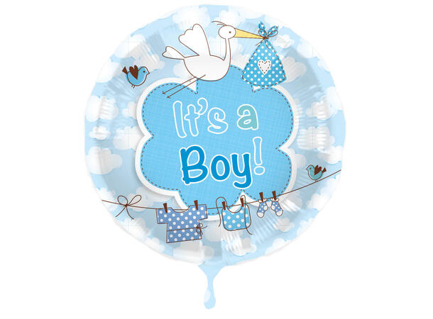 It’s a Boy 1 Folieballong - 43cm (17")