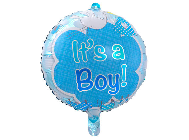 It’s a Boy 1 Folieballong - 43cm (17")