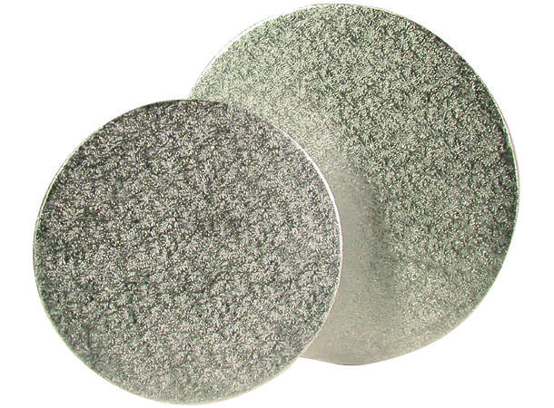 1 Kakefat Sølv 25.5cm Pakket - Rundt kakefat  25,5cm