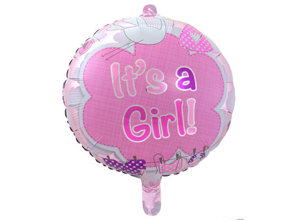 It’s a Girl 1 Folieballong - 43cm (17")