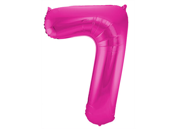 Tallballong - Rosa 7 1 Folieballong - 86cm (34")