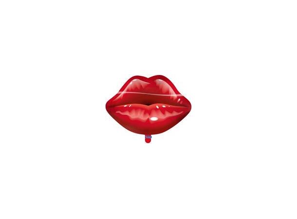Ballong med form Lepper - pakket 1 Folieballong - 60x60cm