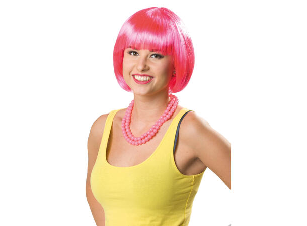 Bobparykk - Neon Rosa 1 Parykk - Onesize