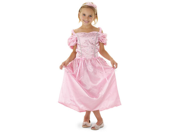 Kostyme - Tradisjonell Prinsesse Str - S