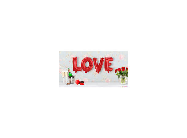 Ballongord - LOVE 1 Ballongord - 36cm (14")