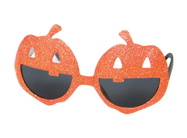 Briller - Gresskar med Glitter - Oransje 1 Par