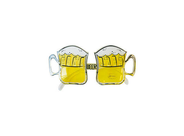 Briller - Ølglass - Gul 1 Par