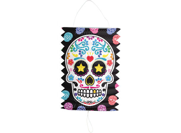 Lanterne - Day of the Dead 1 Papirlanterne - 16cm