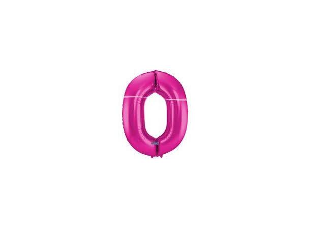 Tallballong - Rosa 0 1 Folieballong - 86cm (34")