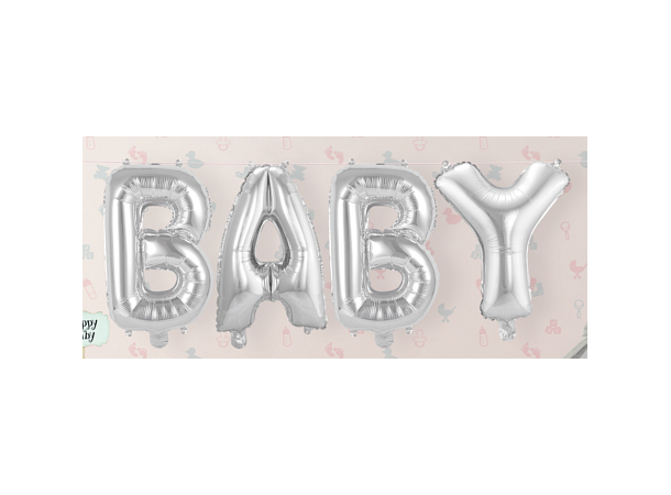 Ballongord - Baby 1 Ballongord - 36cm (14")