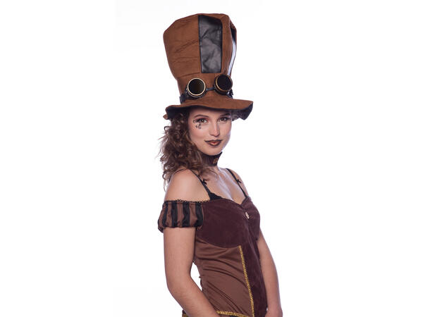 Høy Hatt med Briller - Steampunk 1 Par