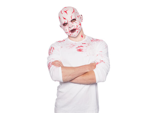 Maske - Skrekklovn 1 Latex maske