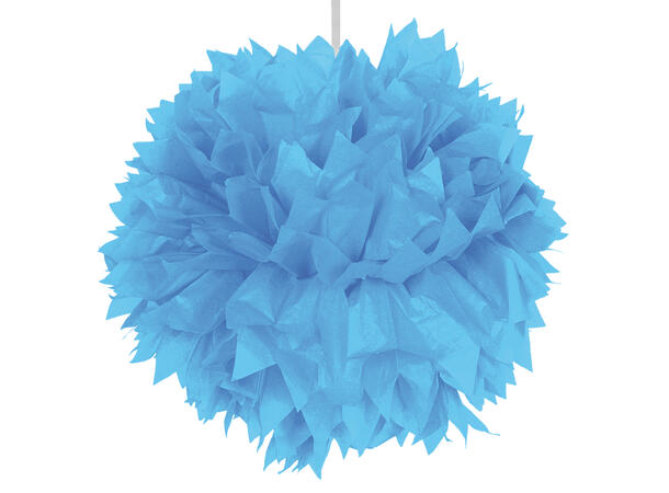 Pompom - Lyseblå 1 Pom pom papir - 30cm