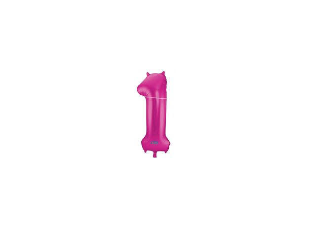 Tallballong - Rosa 1 1 Folieballong - 86cm (34")