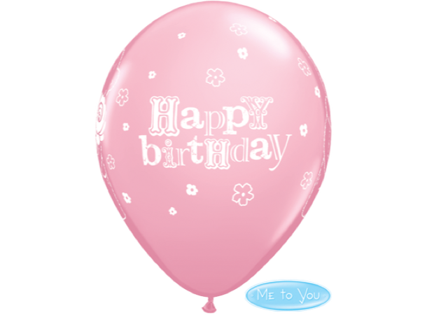 Tatty Teddy Birthday Rose 25 gummiballonger - 28cm (11")