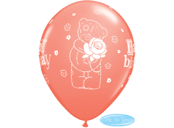 Tatty Teddy Birthday Rose 25 gummiballonger - 28cm (11")