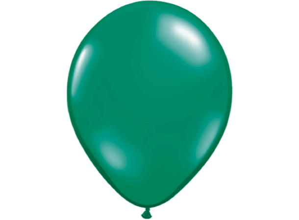 11R Emerald Green JT 100 gummiballonger - 28cm (11")