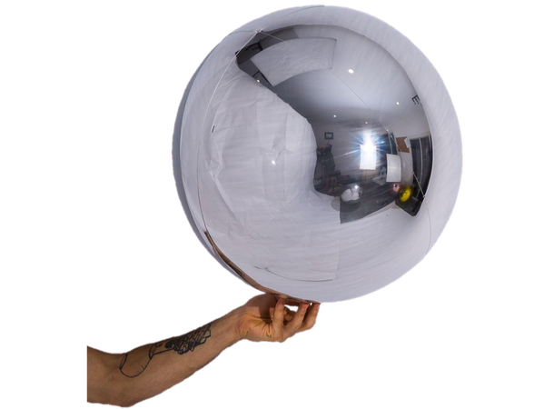 Ballongball folie - Sølv 1 Folieballong - 51cm (20")