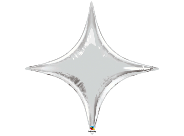 Starpoint Silver (Bulk) 1 Stor Folieballong - 101cm (40")