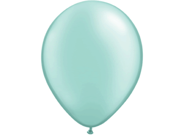 11R Pearl Mint Green PT 100 gummiballonger - 28cm (11")