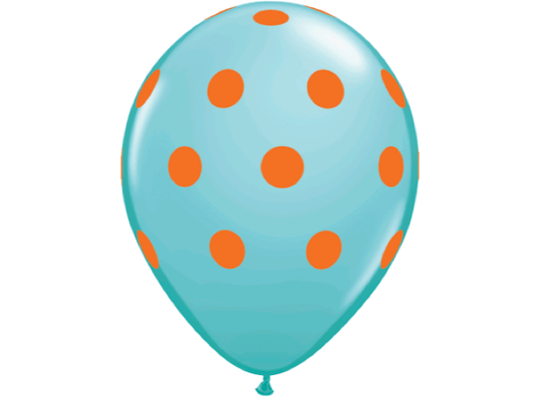 Big Polka Dots 50 gummiballonger - 28cm (11")