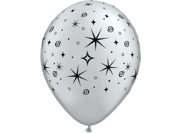 Sparkles & Swirls 50 gummiballonger - 28cm (11")