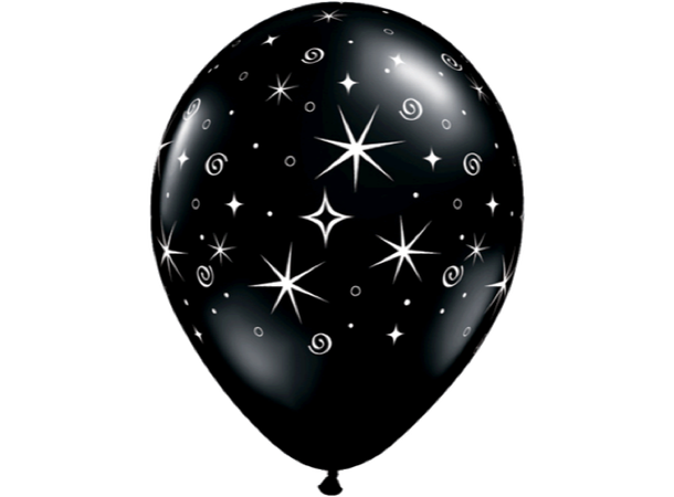 Sparkles & Swirls 50 gummiballonger - 28cm (11")