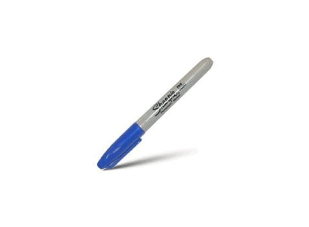 Tusj: Sharpie Fine - Blå (1 mm)