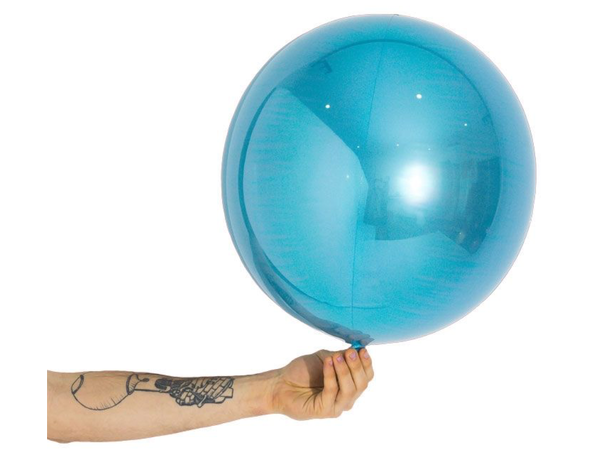 Ballongball folie - Lys blå 1 Folieballong - 35cm (14")