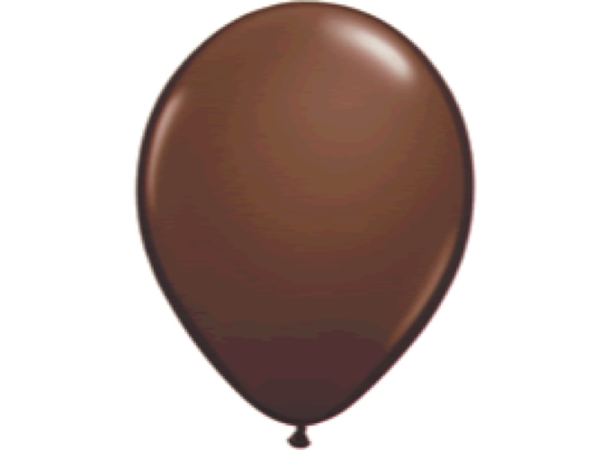 11R Chocolate Brown FT 100 gummiballonger - 28cm (11")